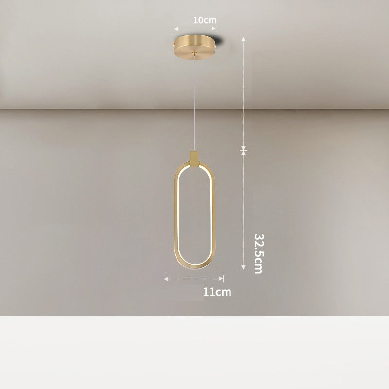 Nordic Minimalist Long Line Chandelier - Welfre.com