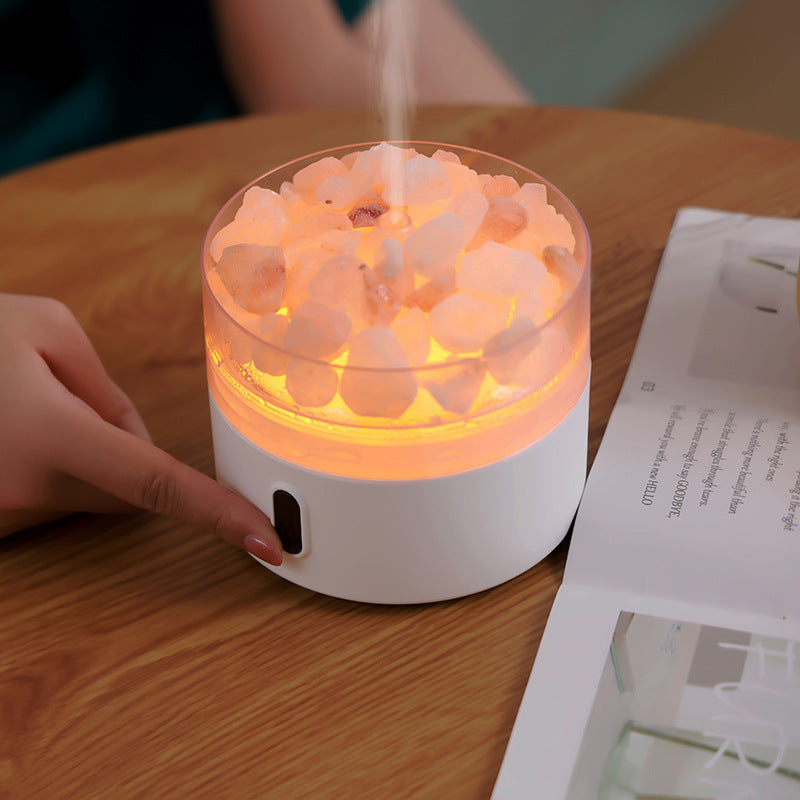 Essential Salt Stone Lamp Air Humidifier - Welfre.com